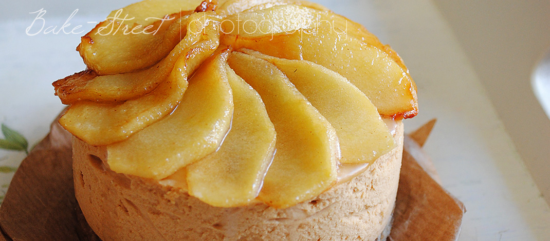 Mousse de tarta de manzana