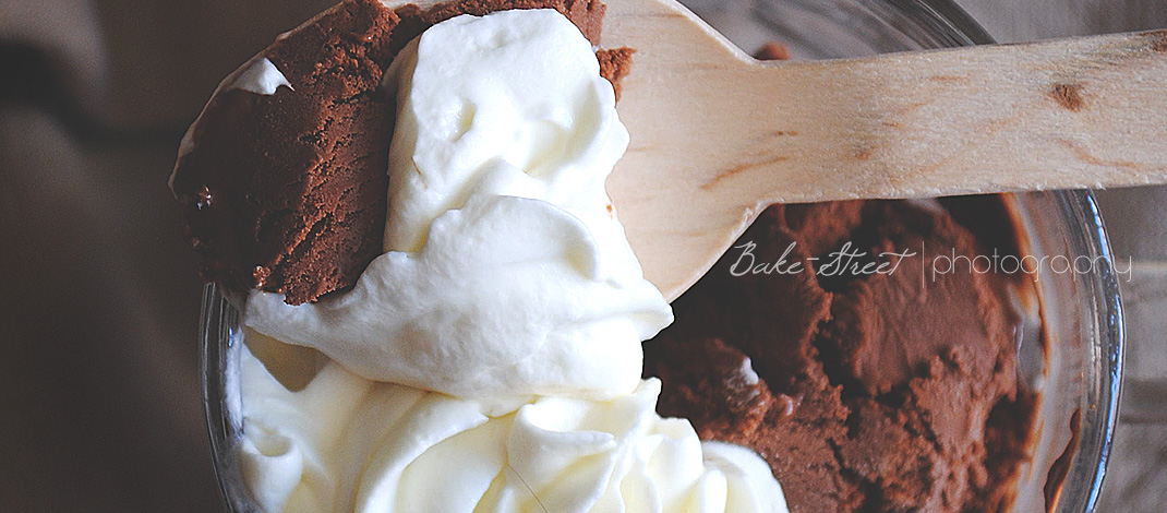 Helado de chocolate y guinness