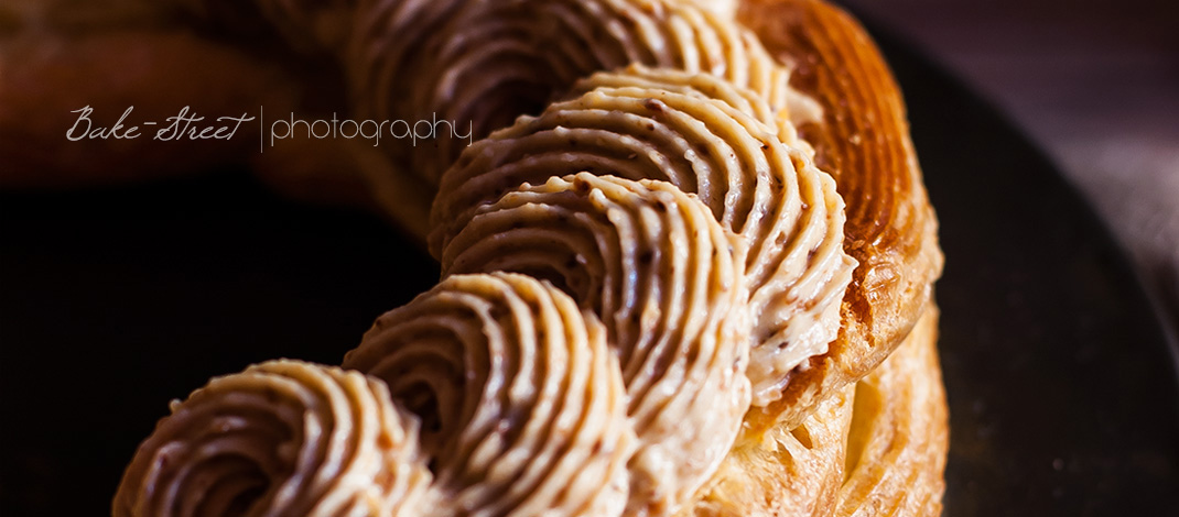Paris Brest con praliné de anacardos y jengibre