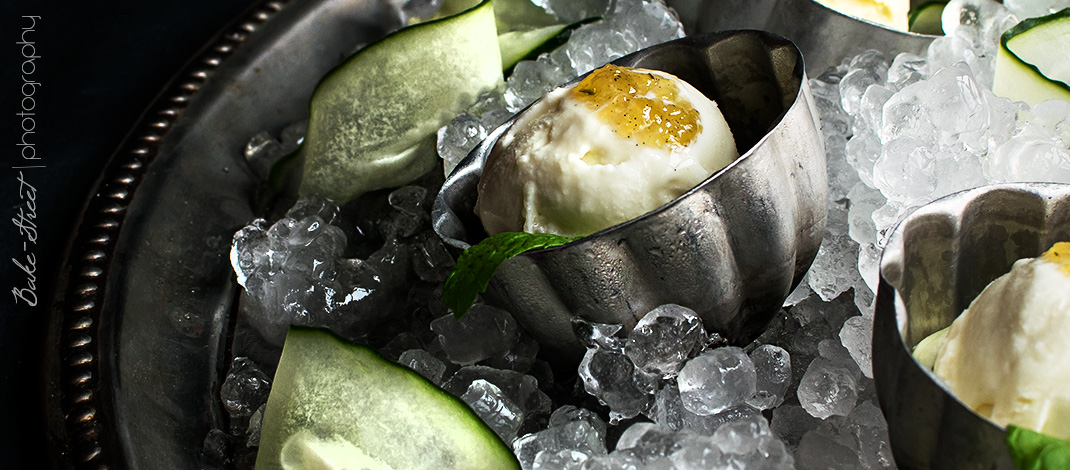 Helado de pepino