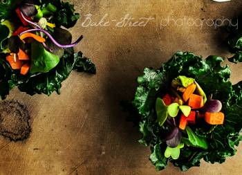 Rollos de Kale con salsa de macadamia y lima