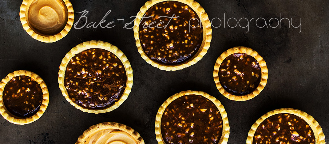 Tartaletas de caramelo y nougat