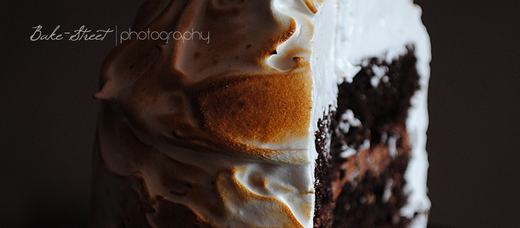 Devil´s Food Cake con merengue