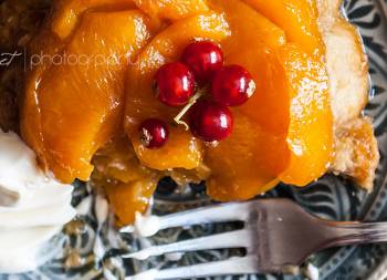 Peach Tarte Tatin