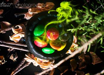Caldero de bruja con M&Ms Mega