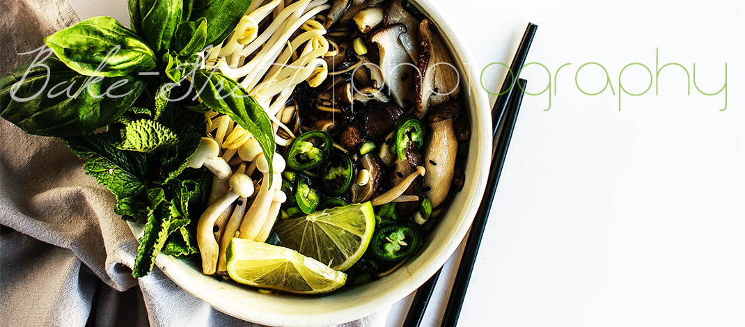 Vegetarian Pho - {Vietnamese soup with noodles} 