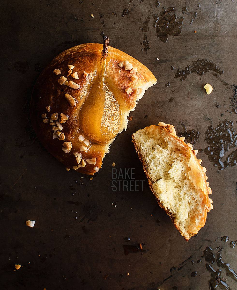 Brioches con peras