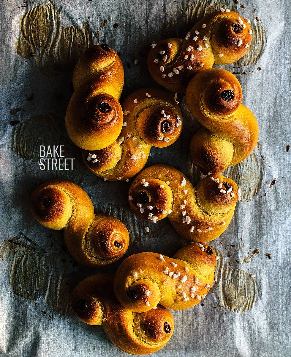 Lussekatter, bollos de St. Lucía