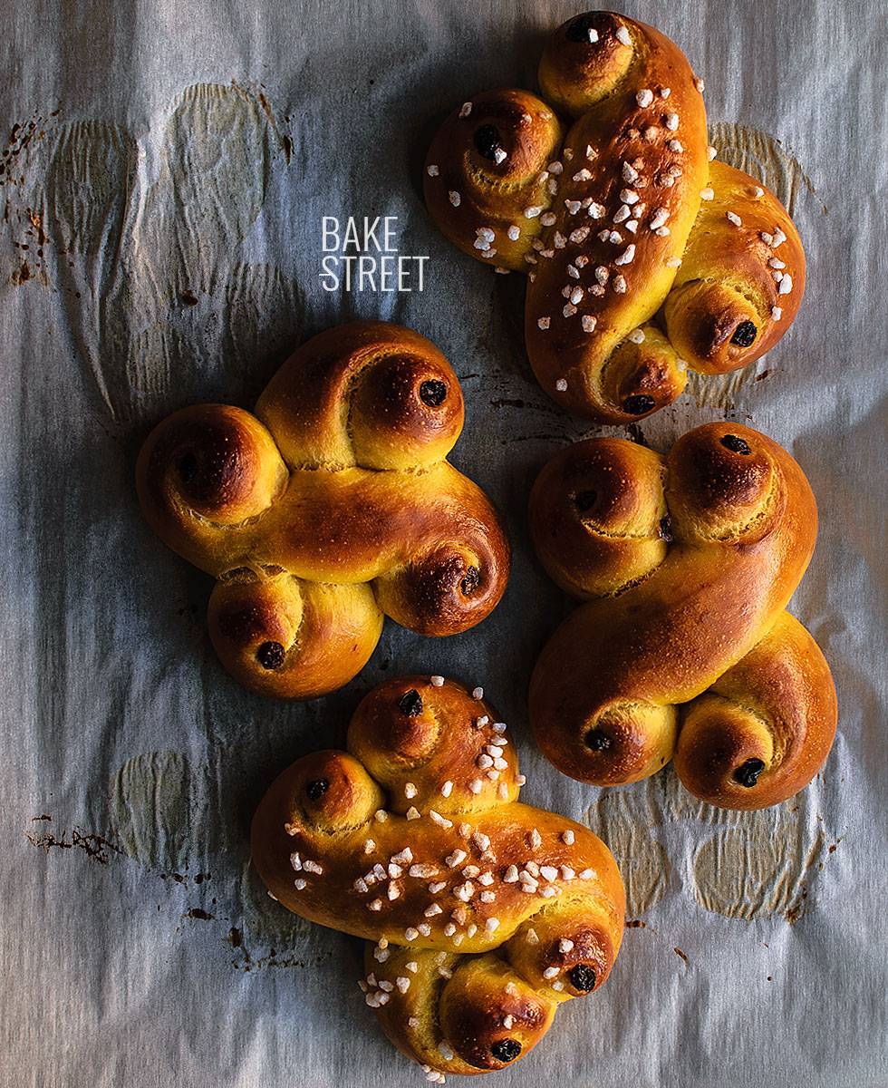 Lussekatter, bollos de St. Lucía