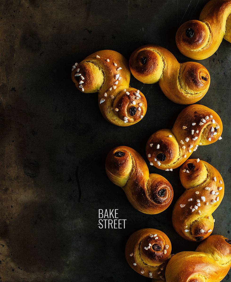 Lussekatter, bollos de St. Lucía