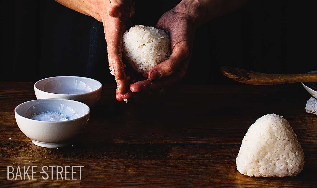 Yaki Onigiri with miso sauce