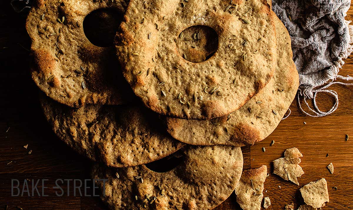 Knäckebröd, crispy Swedish bread