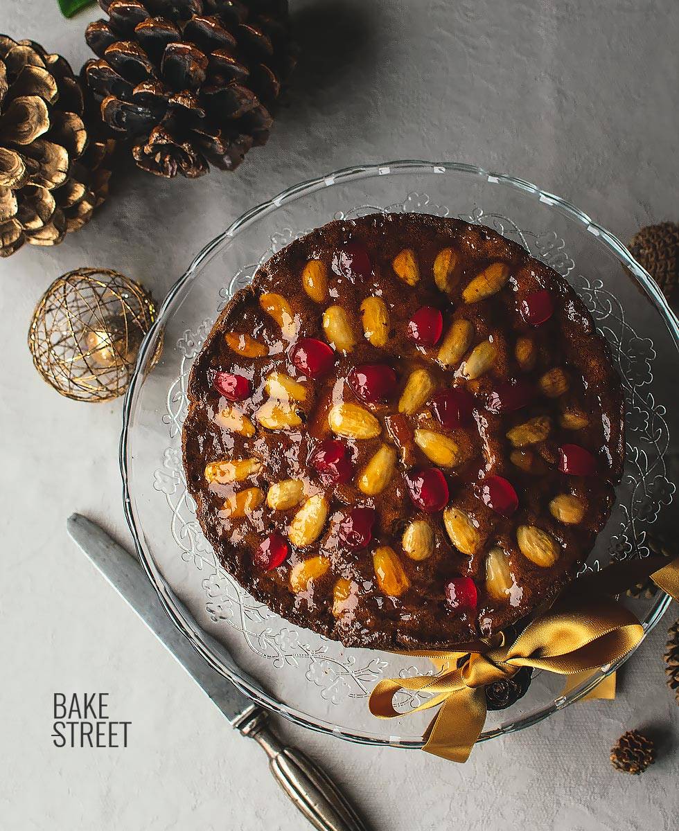 Mary Berry's Victorian Christmas Cake - Genoa Cake - Bake-Street.com - Bake-Street.com