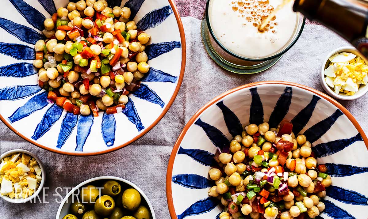 Ensalada de garbanzos