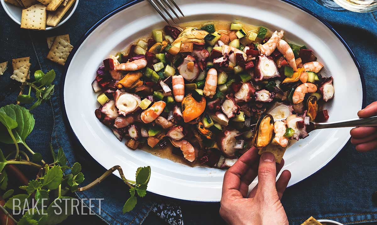 Salpicón de marisco - Seafood Salad 