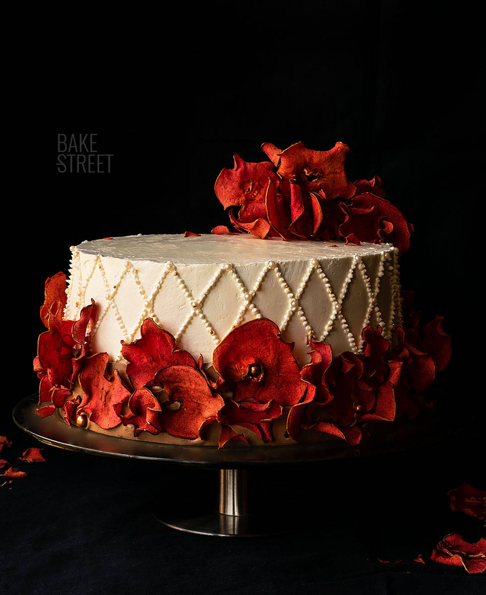 Halloween Red Velvet Drip Cake - The Baking Explorer