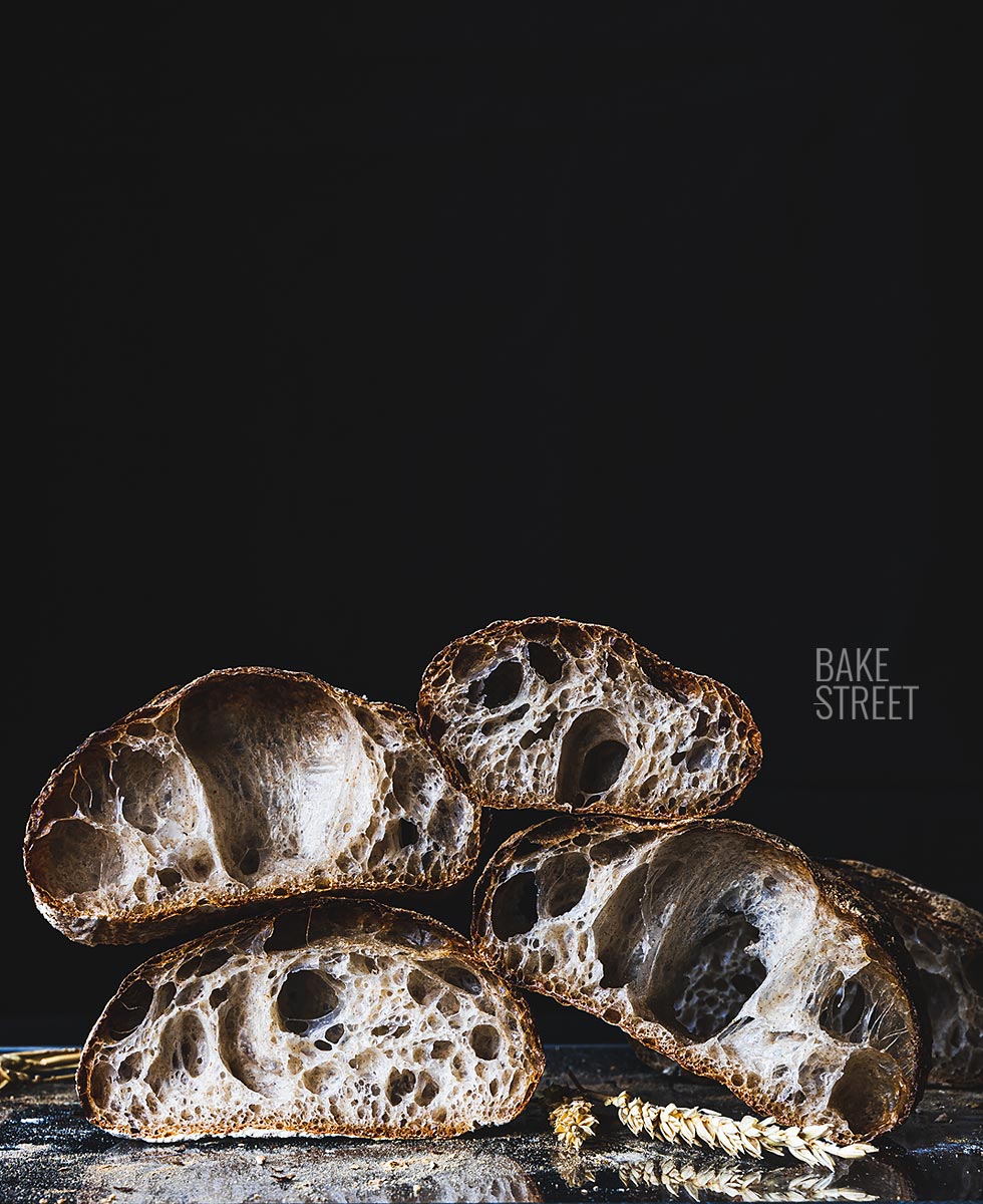 How to make Pan de Cristal with sourdough starter