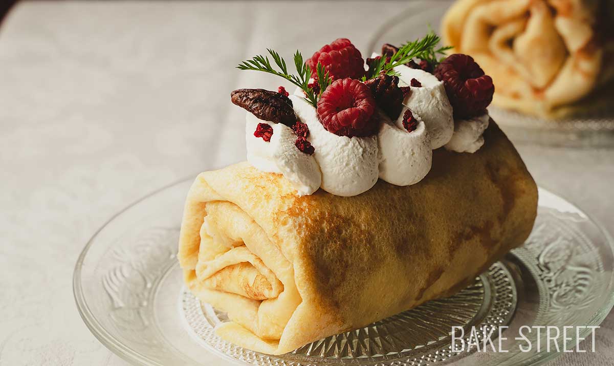 Towel Roll Cake – Pastel rollo de crepes