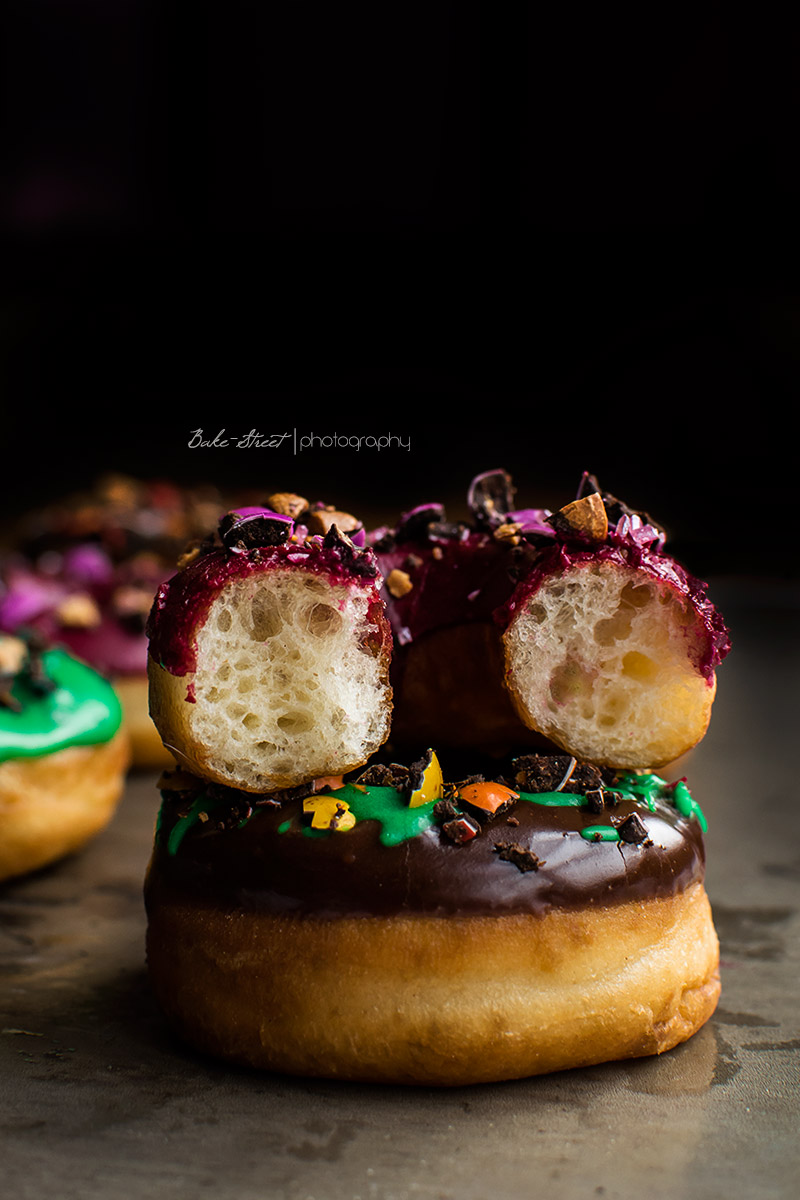 Donuts con cobertura y M&M´s