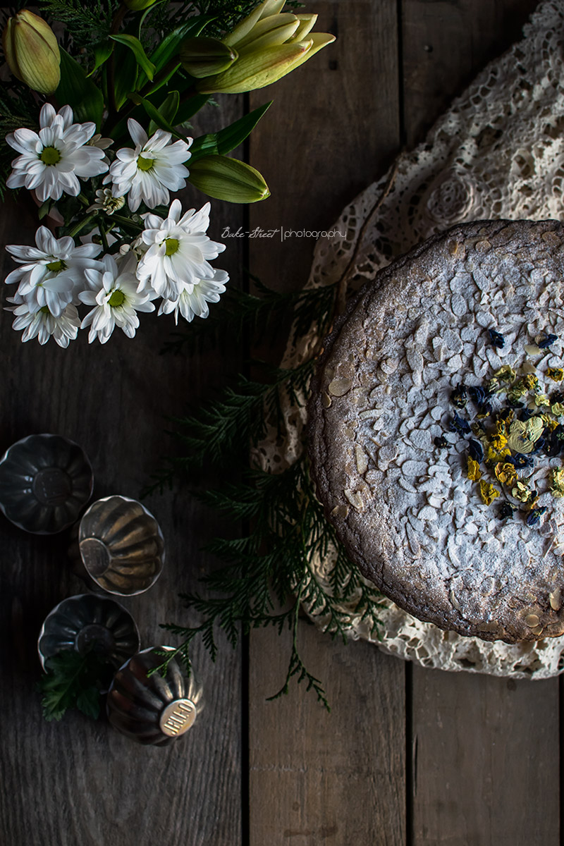 Tarta de frangipane y dátiles