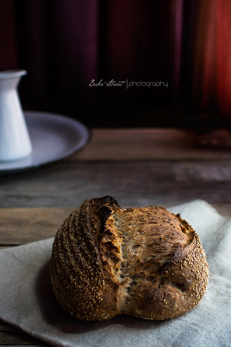 Pan de tres sésamos