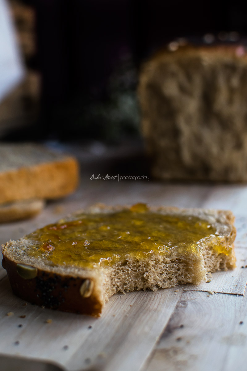 Pan de molde con leche de coco