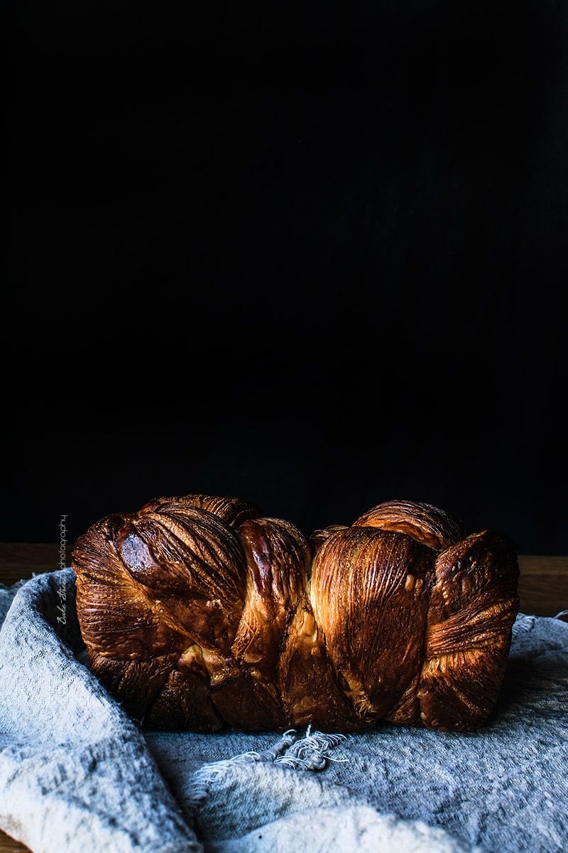 Pan de molde de masa danesa