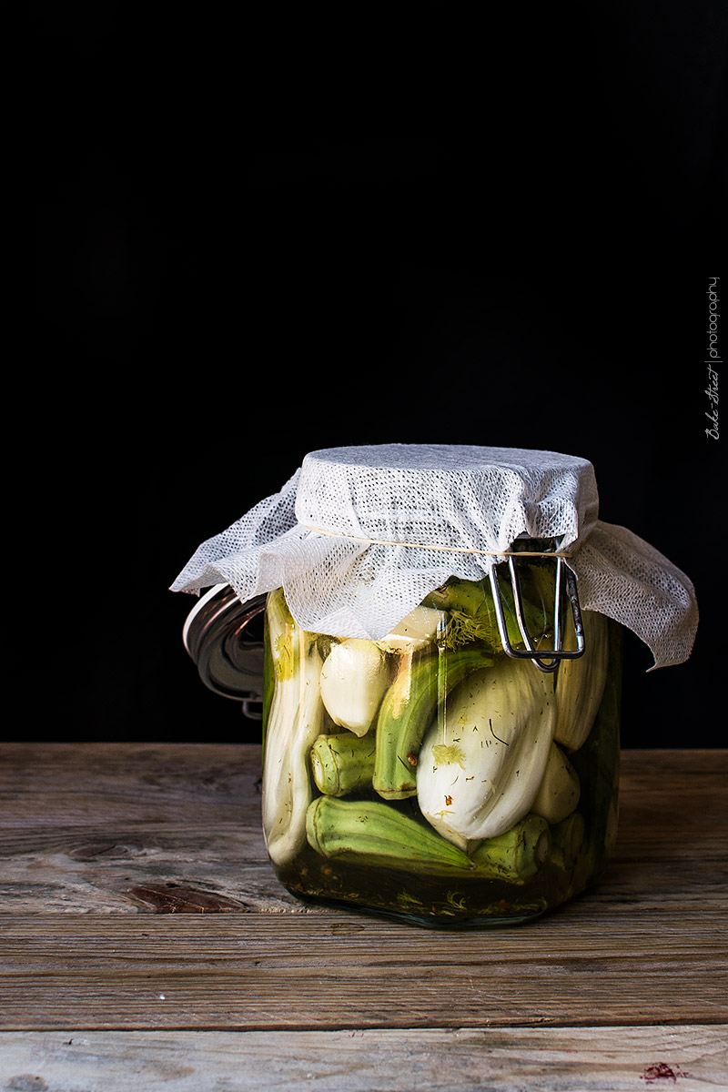 Cómo preparar Okra encurtida