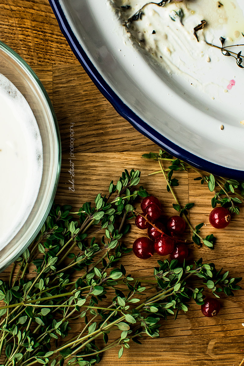 Berenjenas con salsa de buttermilk