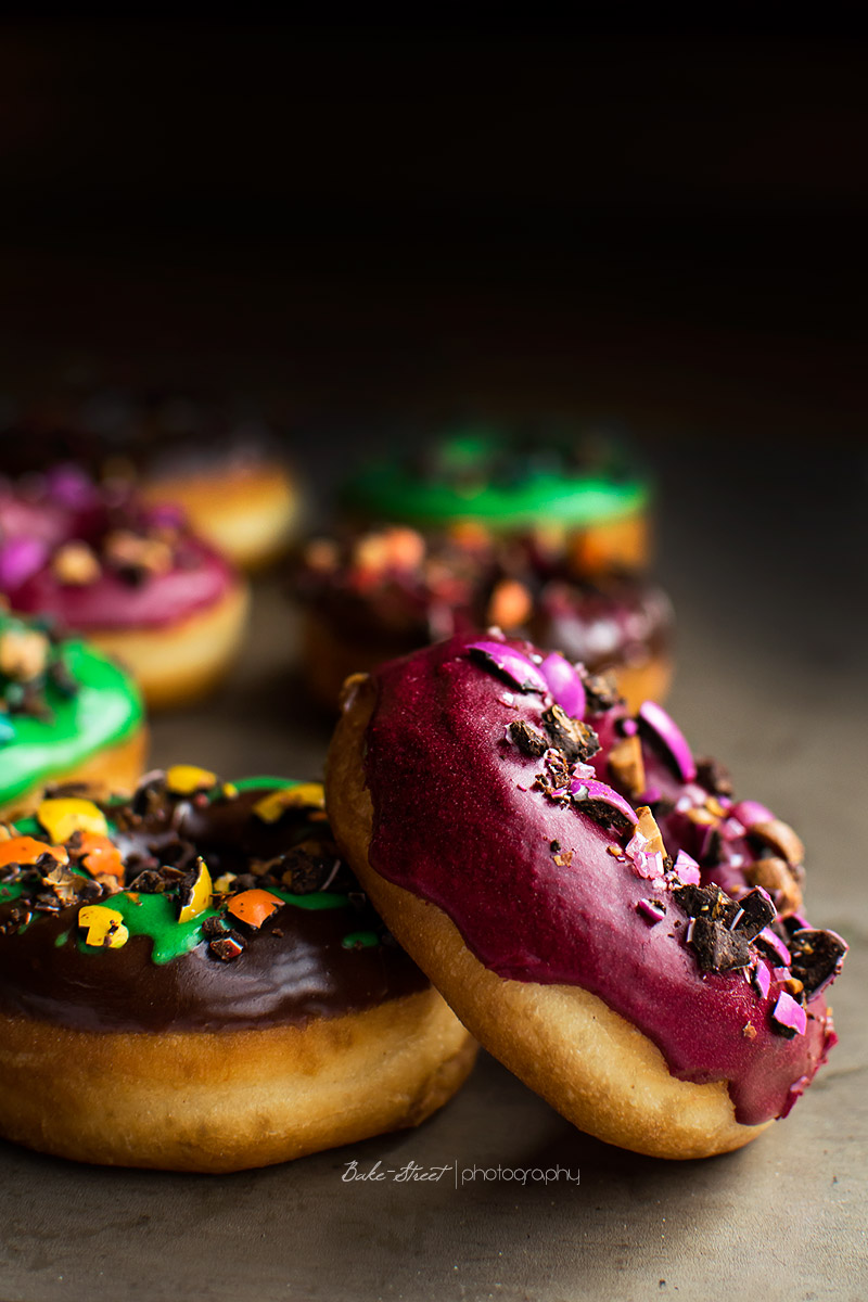 Donuts con cobertura y M&M´s