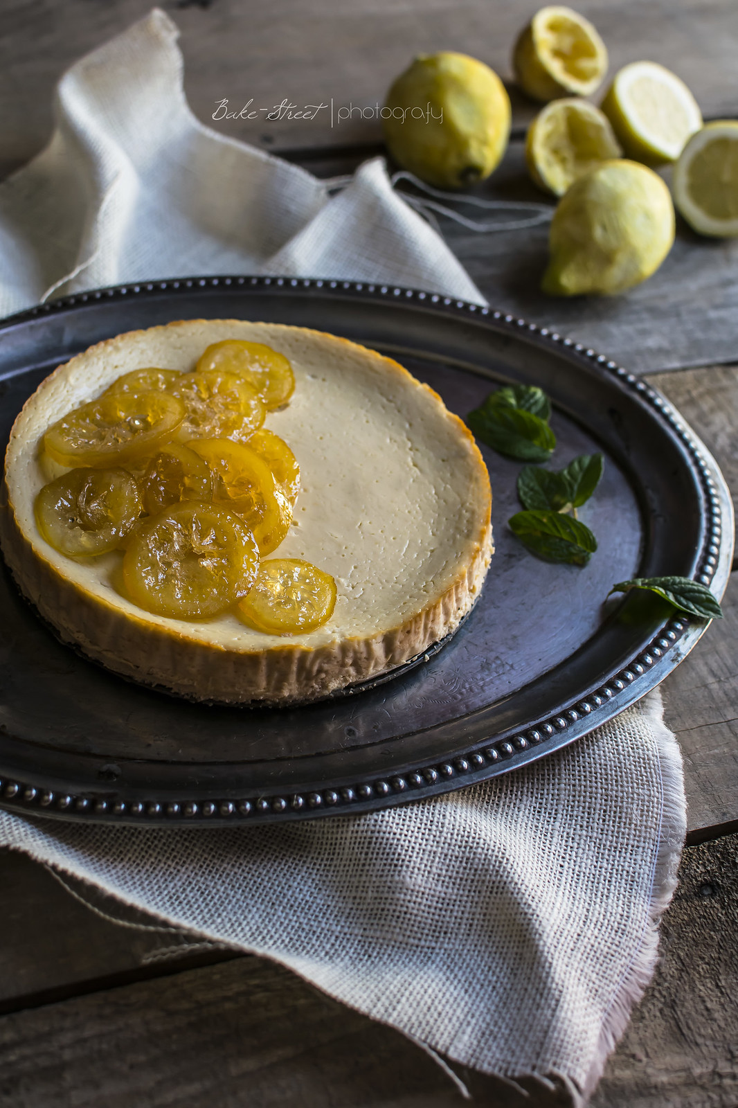 Melopita con limón y jengibre