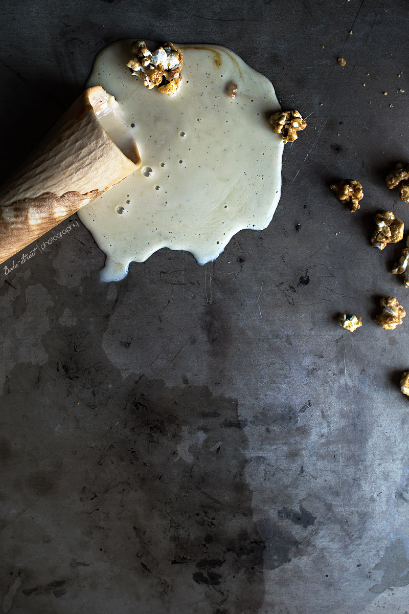  Helado de palomitas con caramelo salado