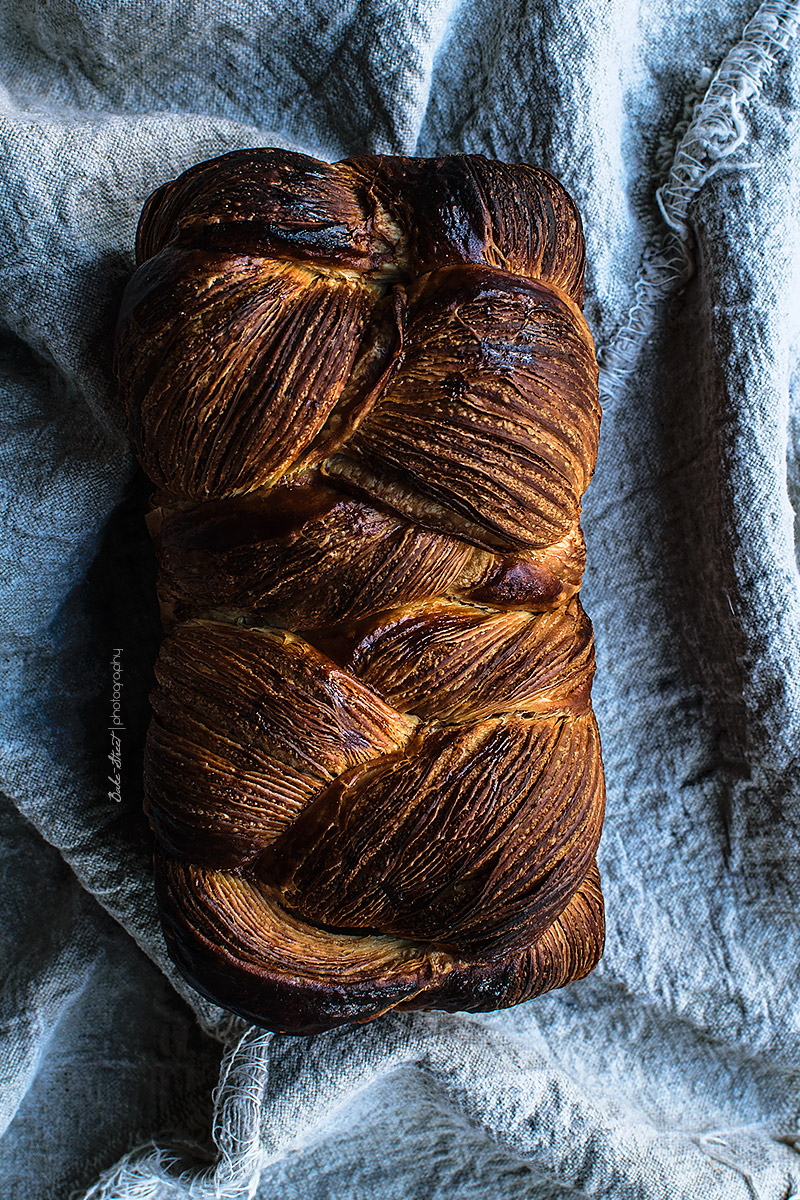 Pan de molde de masa danesa