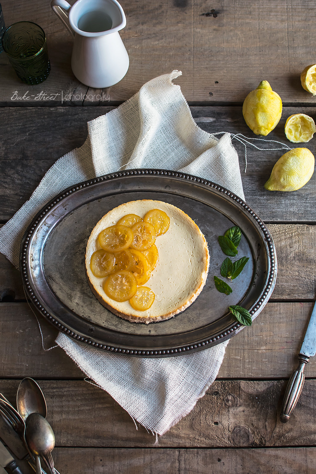 Melopita con limón y jengibre