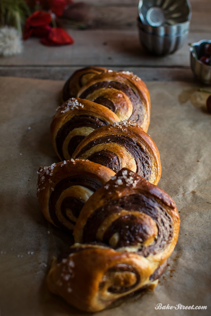 Espiga de brioche {moka y lima}