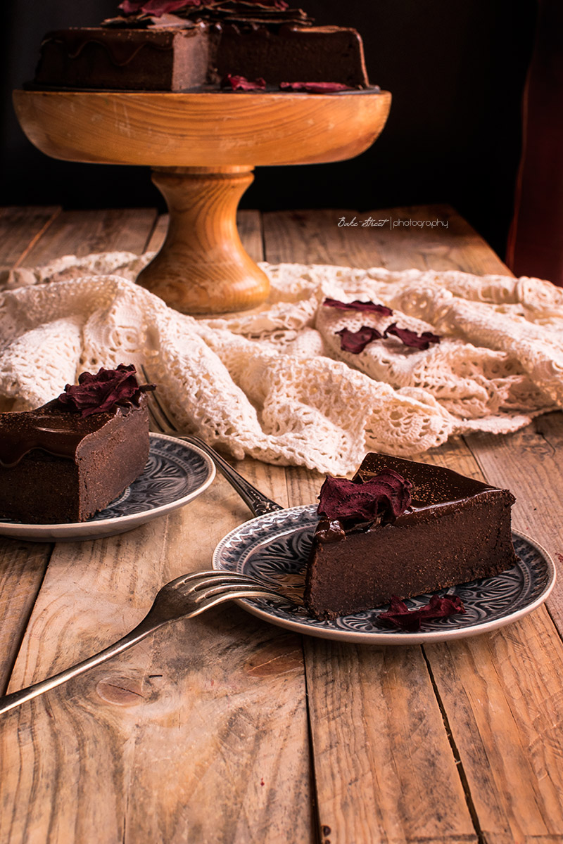 Tarta de chocolate y remolacha sin gluten