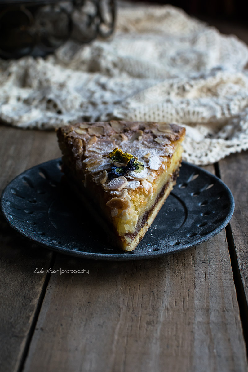 Tarta de frangipane y dátiles