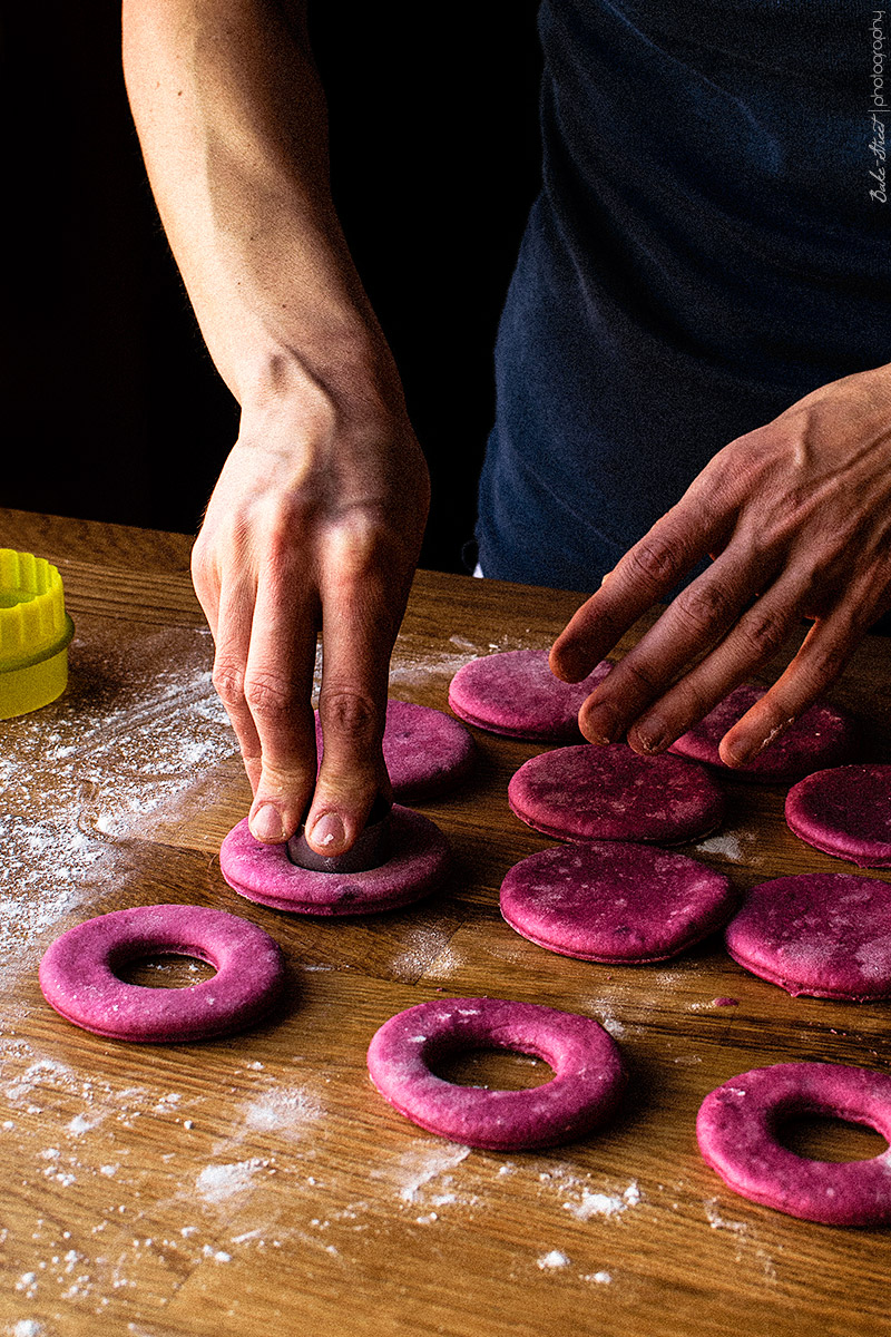 Donuts de remolacha y chocolate