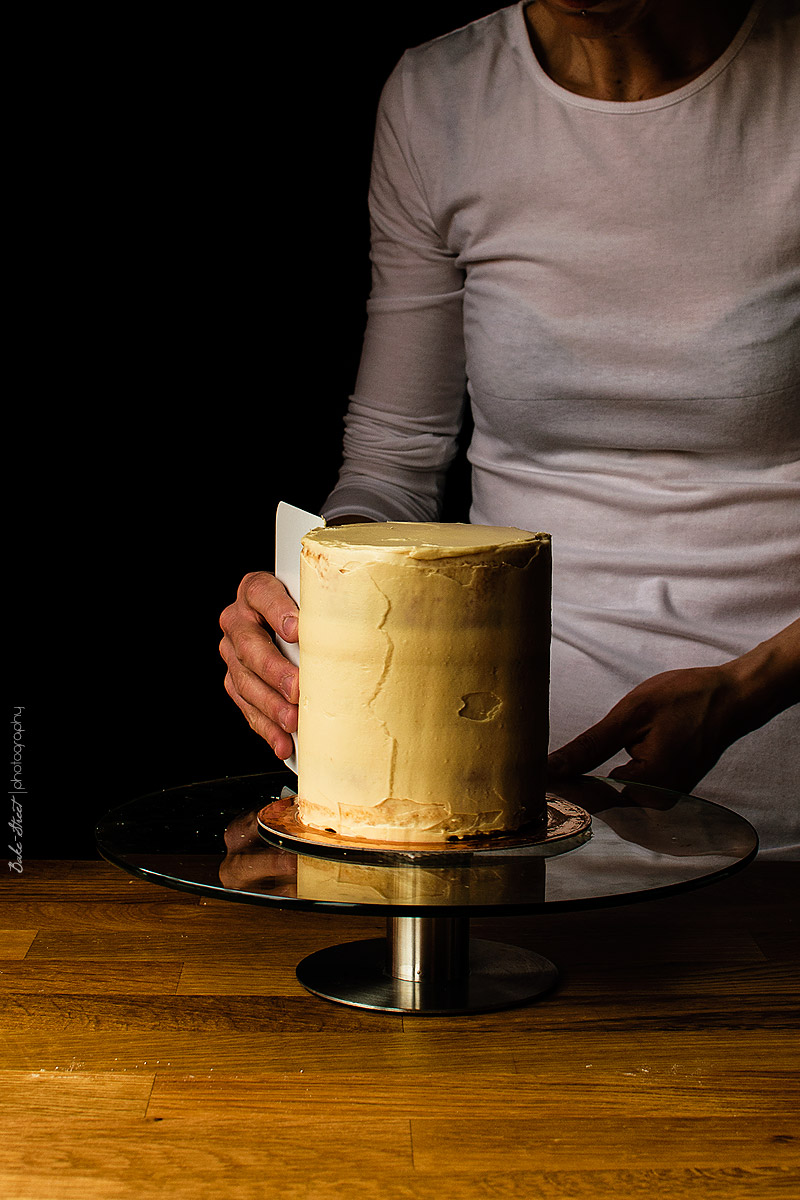 Tarta de otoño, chocolate y caramelo