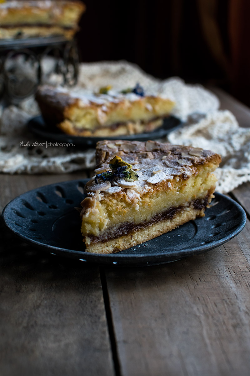 Tarta de frangipane y dátiles