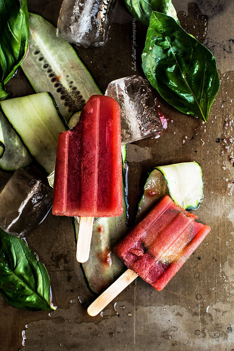 Polos de sandia y pepino