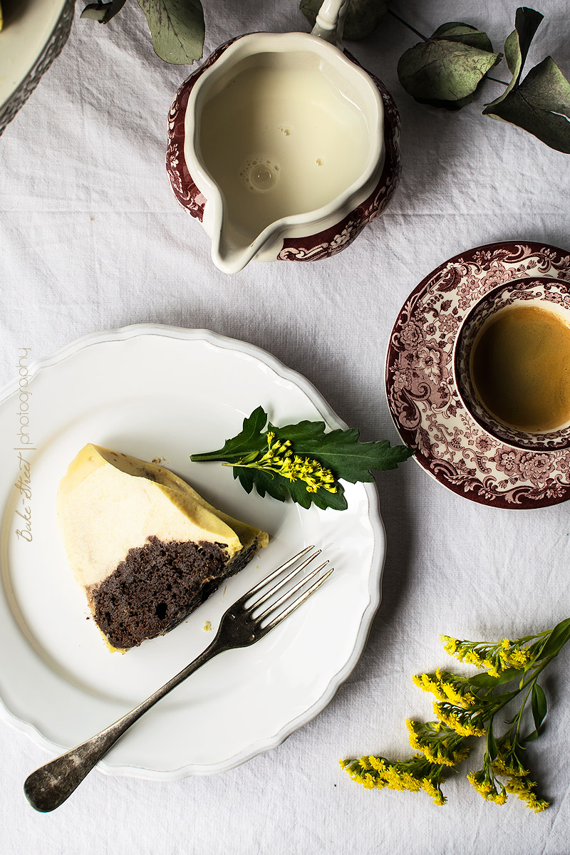 Yuzu & Chocolate Magic Cake